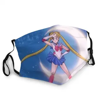 Sailor Moon Tsukino Usagi Overnaturlige Elsker Tegneserier Mascarilla Masque Facial Mask SailorMoon Masker Anti Støvtæt Maske