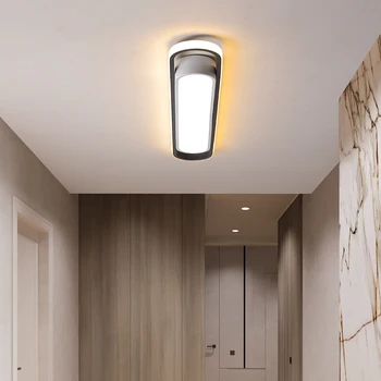 LICAN Moderne LED Loft+lys 400/600/800mm for wardrobe midtergangen korridor veranda balkon med Glans Loft lampe belysning fastholdelsesanordningen