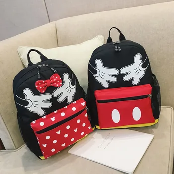 Disney Mickey mouse Børn taske school-rygsæk dreng pige taske tegnefilm børnehave taske skulder drenge Primær elev