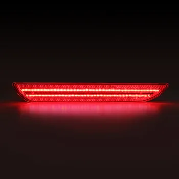 2stk Rød LED Bageste Kofanger sidemarkeringslys Fender indikatorlampe For Ford Mustang op