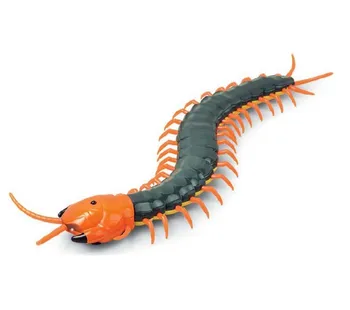 [Sjov] Elektronisk pet Fjernbetjening simulering Giant IR-RC Scolopendra tusindben Tricky Sjov Skræmmende robot insekt Toy gave
