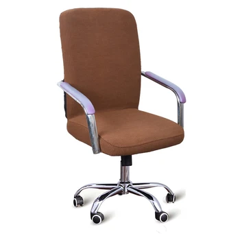 Vandtæt 3 størrelser Computer Kontor stol dække elastisk lænestol Slipcover Aftagelig stol, Lænestol Dækker Strække Roterende Lift