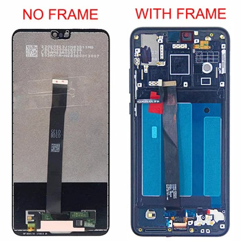 AA+ Kvalitet Med LCD-Rammen For Huawei P20 EML-L09 EML-L22 EML-L29 EML-AL00 LCD-Skærm Touch screen Digitizer Assembly Erstatte