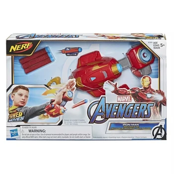 Ægte Hasbro Legetøj Marvel Avengers Slutspil Nerf Power Moves Thor ' s Hammer Iron Man, Black Panther handsker Launcher Legetøj kids gave
