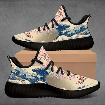 Brugerdefinerede Sneakers-Design, Japanese Cherry Blossom Sko Til Kvinder Girs Shoes Hombre Sko Til Unge Mænd