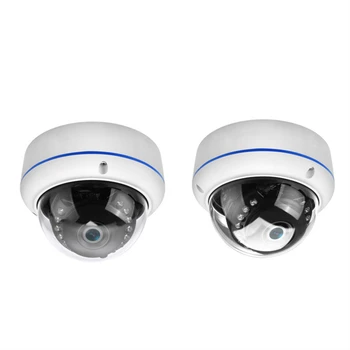 Full HD-5MP Kablede IP-overvågningskameraer POE 180 Graders Vidvinkel 1,7 MM ONVIF-Motion Detection Overvågning CCTV Kamera 20M IR