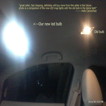 LED Interiør Bil Lys For Chevrolet malibu værelses dome kort læsning fod døren lampe fejl gratis 12pc