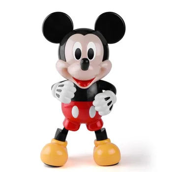 Disney Mickey Mouse LED Nat Lys Søde Mus Tabel bordlampe Soveværelse Dekoration Lampara Musik, Dans Lamper Indretning Kid Xmas Gave