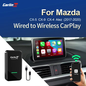 Carlinkit 2.0 USB Wireless CarPlay Adapter Box til Mazda CX-4 CX-5 CX-9 Artz-2020 Carplay2Air Bil Spil Dongle Smart Link