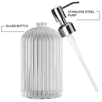 500ML-Harpiks-Emulsion Flasker Kreative Latex Flasker Flydende Sæbe Dispensere Badeværelse Sæt Hjem Dekoration Badeværelse Tilbehør