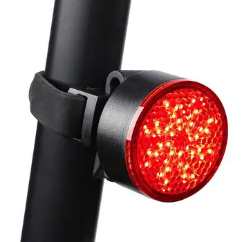 USB-Opladning Cykel Baglygte Lampe Mountain Bike Riding Tilbehør Vindmølle Farve Natten Advarsel Lys