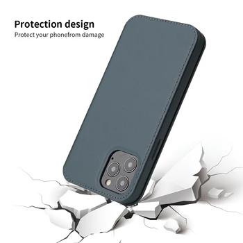 Grma Oprindelige Luksus PU Læder Flip Case Til iPhone 12 11 Pro Max 12 Mini-Telefonen Tilfælde All Inclusive Fuld Beskyttende Flip Cover