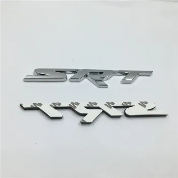 Nye Mat Sort/ Sølv SRT Kuffert Logo Klistermærke Fender Badge Decal For Dodge Ram Udfordrer Oplader