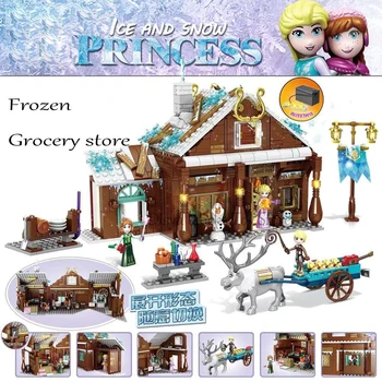 Frosne 2 Snow World Series Elsa ' s Magiske Is Slot piger Disney byggesten Mursten Legetøj veninde 41148