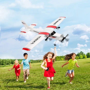 Fjernbetjeningen Svævefly Falde-resistente RC Fly med Faste vinger, som Glider Samlet Fly Model Elektriske Flyvemaskine Legetøj For Børn