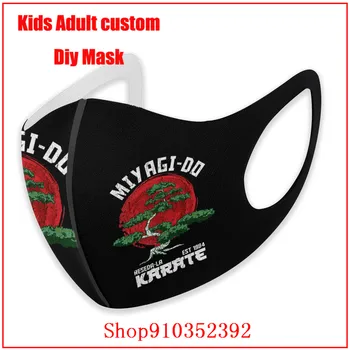 Karate Kid Cobra Kai Miyagi-Do Karate mascarillaa tela motor cycle masque adulte lavable masque reutilisable enfant