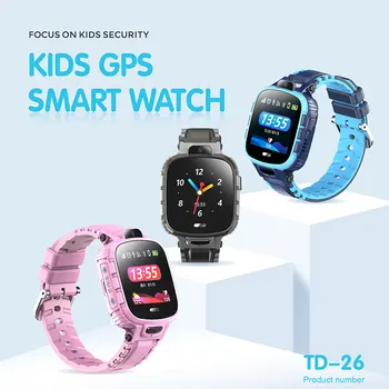 TD26 Børns Smart Ur SOS-Telefon Se GPS Smartwatch For Børn 2G network mode (Foto Vandtæt IP67 Børn Gave Til Android