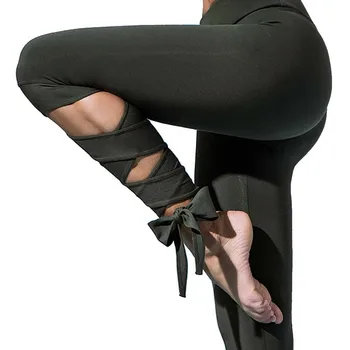 2020 Kvinder Wrap-around Yoga Leggings Push Up Stablet Problemfri Trænings Bukser Ballet Stropper Sport Leggins Mujer Pantalon
