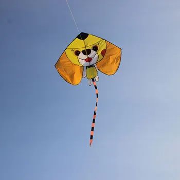 New høj kvalitet dyr kite long tail dog kite tearproof udendørs legetøj enkelt linje flyve børn kite let at flyve nem at bære