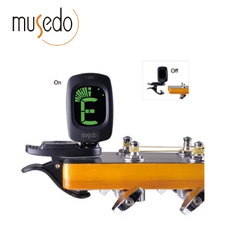 Musedo Clip-on Kromatisk Universal Digital Tuner LCD-Display Drejelig Guitar Tuner Klip til Guitar,Bas, Violin,Ukulele