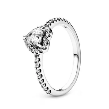JZ0018 Oprindelige Høje kvalitet, Fine Smykker 925 Sterling Sølv Ring Egnet til Engagement Party Slid, Gift og Gratis Fragt