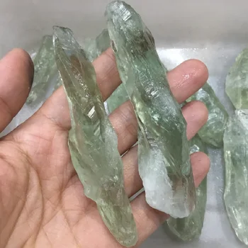 Naturlig Rå Grønne Kvarts Krystal Sten Hård Sex Mineral Prøver Reiki Healing Sten
