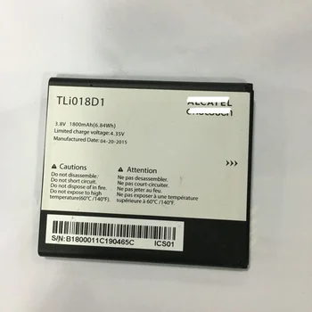 3.8 V 1800mAh TLi018D1 Til Alcatel OneTouch pop 3(5) 5051A Batteri
