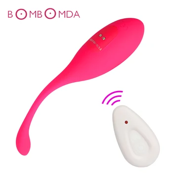 Bærbare Vibrerende Vagina Æg med Trådløs Fjernbetjening Vibrator Sex Legetøj til Kvinde USB-Genoplade Klitoris Stimulator Vaginal Massage Bold