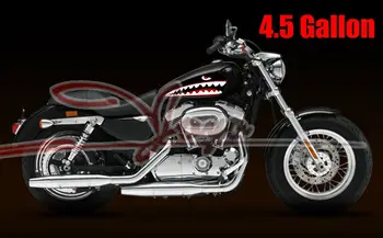 Motorcykel Gas Tank Decal Haj Decals Til Harley Sportster XL883L/N/R XL1200C/S/L/N/R/V XR1200 3.3 eller 4,5 Liters Akvarium Mærkat