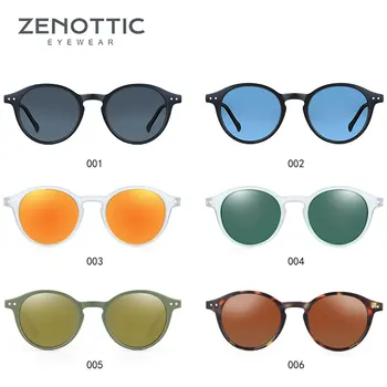 ZENOTTIC Mode Polariserede Solbriller Rund Ramme solbriller Til Kvinder Kørsel Polaroid UV400 Solbriller Vintage Brillerne Nuancer