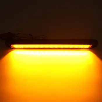 1pc Bil 15 LED Bageste baglygte Stop Bremse-Lampen for Biler, Bus, Lastbil, Trailer 10-30V Rød Gul Hvid Auto Signal Lampe