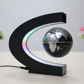 LED verdenskort Magnetisk Levitation Flydende Verden Hjem Elektroniske Antigravity Lampe Desktop Dekoration Håndværk Fødselsdag Gave