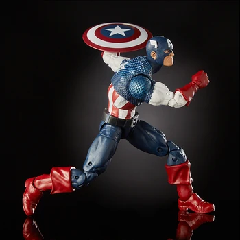 17cm Marvel Comics 80 års Jubilæum Legends-Serie Vintage Tegneserie-Inspirerede Captain America PVC-Action Figur Toy Collectible