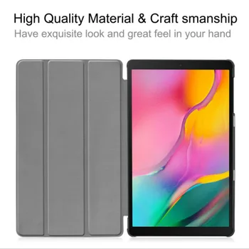 Tablet etui til Samsung Galaxy Tab 10.1 tommer 2019 T510 fundas Ultra Slim varme Smart Cover til SM-T510/T515 Beskyttende Sag