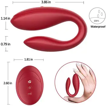 U Type Sex Vibrator 10 Speed Vibrator Erotisk legetøj Til Kvinders G-punkt Vibratorer Til at Stimulere kvinder, sexlegetøj til Par Sex Produkt