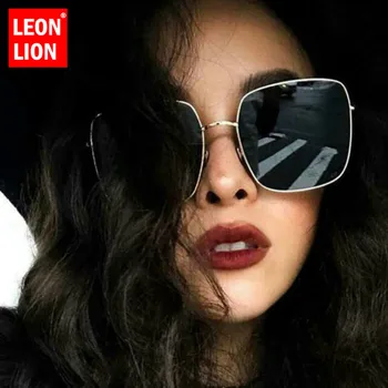 LeonLion 2021 Kvadrat Retro Solbriller Kvinder Brand Designer Briller Kvinder Vintage Briller Til Kvinder/Mænd Luksus Oculos Feminino