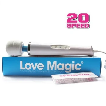 Elsker Magi 20 Speed Magic Wand Massager G-punkt Vibratorer,Kraftig Vibration AV Vibrator Alle Stik Gratis med DHL 50stk