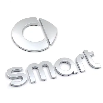 FOR Smart Logo Bageste Bagagerummet af bilen logo Badge klistermærker Til Smart fortwo 451 FORSPEED FORFOUR 453 ROADSTER FORSTARS Auto tilbehør