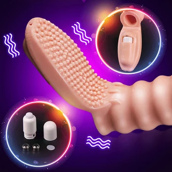 Finger Dildo Vibrator Voksen Sex Legetøj For Voksne Finger Vibrator Sleeve G-punktet, Klitoris Stimulator Kvindelige Vagina Masturbator Produkter