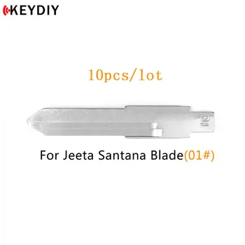 KEYDIY 10 stk/masse HU49 Metal Tomme Uncut Flip KD/VVDI/JMD Fjernbetjeningen Blade Type #01 for VW Santana Blade