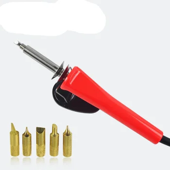 Træ i høj kvalitet Brændende Pen loddekolbe Pen tool sæt Pyrography pen tips til Læder træ græskar kunsthåndværk, Kunst DIY værktøj