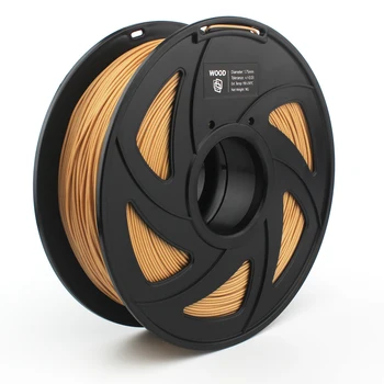 Træ Filament 1.75 mm for 3D-Printer, Træ-Effekt 3D Pringting Materiale af Høj Kvalitet Plast 3D småanskaffelser linje slik