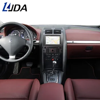 LJDA 1 Din Octa Kerner Auto Radio Android 10.0 Bil DVD-Afspiller Til PEUGEOT 407 GPS Navigation Lyd 4G+64G Stereo Mms-DSP