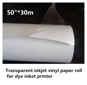 50'den fazla inkjet printable vinyl stickers til indendørs og Gennemsigtig klar vinyl selvklæbende folie papir