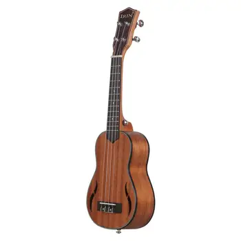21 inches UK2160 Ukulele Mahogni Træ Akustisk Guitar Ukelele Mahogni Gribebræt Hals Hawaii 4 String Guitar