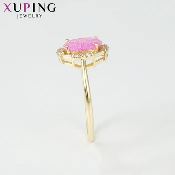 Xuping Mode Romantisk Ring Hot Salg Luksus Berømte Mærke Ringe, Guld Farve Forgyldt Jul Smykker Fremme 15331/15284