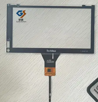 Sort touch screen for Techline TL-DD4975P Bil GPS navigation touch screen panel reparation udskiftning af reservedele TL-DD4975P
