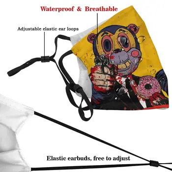 Umbrella Academy Mænd Genanvendelige Munden Ansigtsmaske Klaus Vanya Hargreeves Anti Haze Maske Med Filtre Til Beskyttelse Dækning Af Respirator