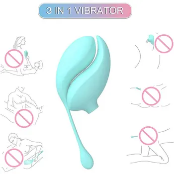 Klitoris Sugende Vibrator Trådløs Fjernbetjening Bærbare Brystvorte Vibrator Klitoris Stimulator Vibrerende Æg Voksen Sex Legetøj