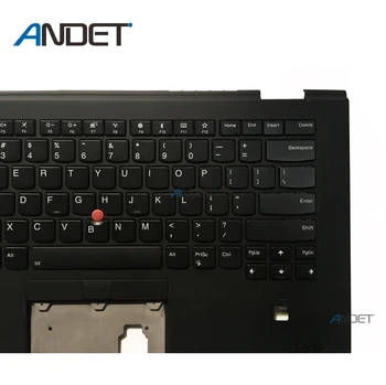 Nye Originale til Lenovo ThinkPad X1 Yoga 3rd Gen Håndfladestøtten Tastatur Bezel Dække store bogstaver US-engelsk